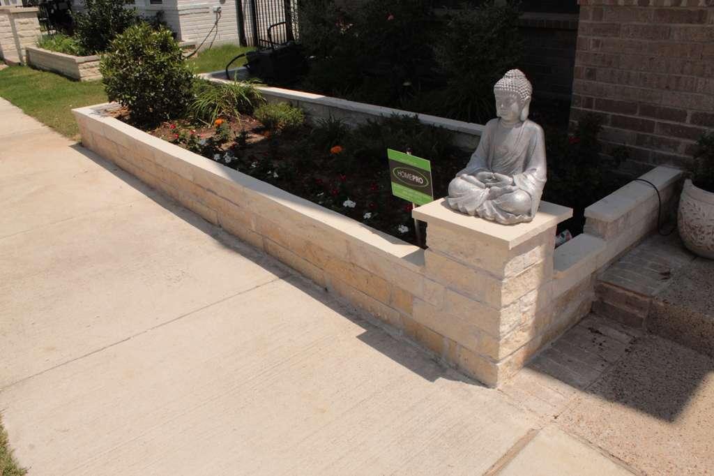 Stone landscaping project by OCC Stone